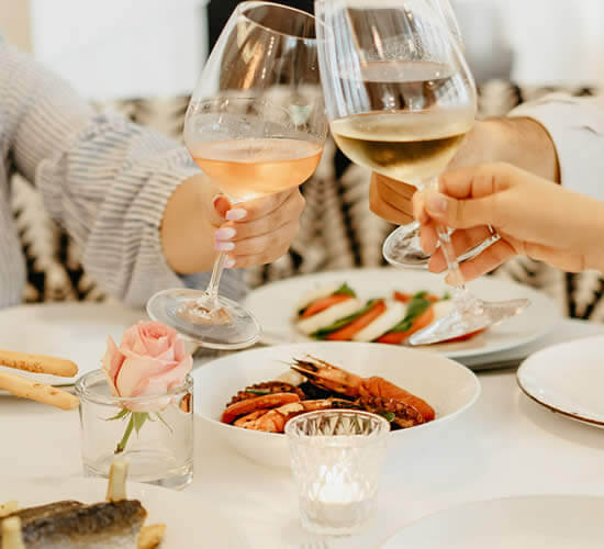 Wine pairing dinner