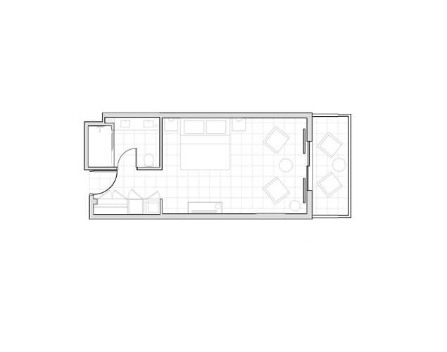 Panorama Sea View Room Floor Plan