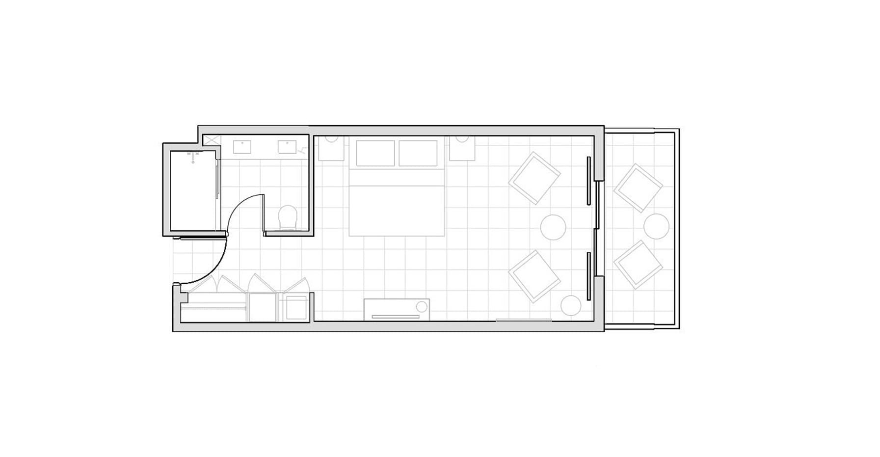 Panorama Sea View Room Layout