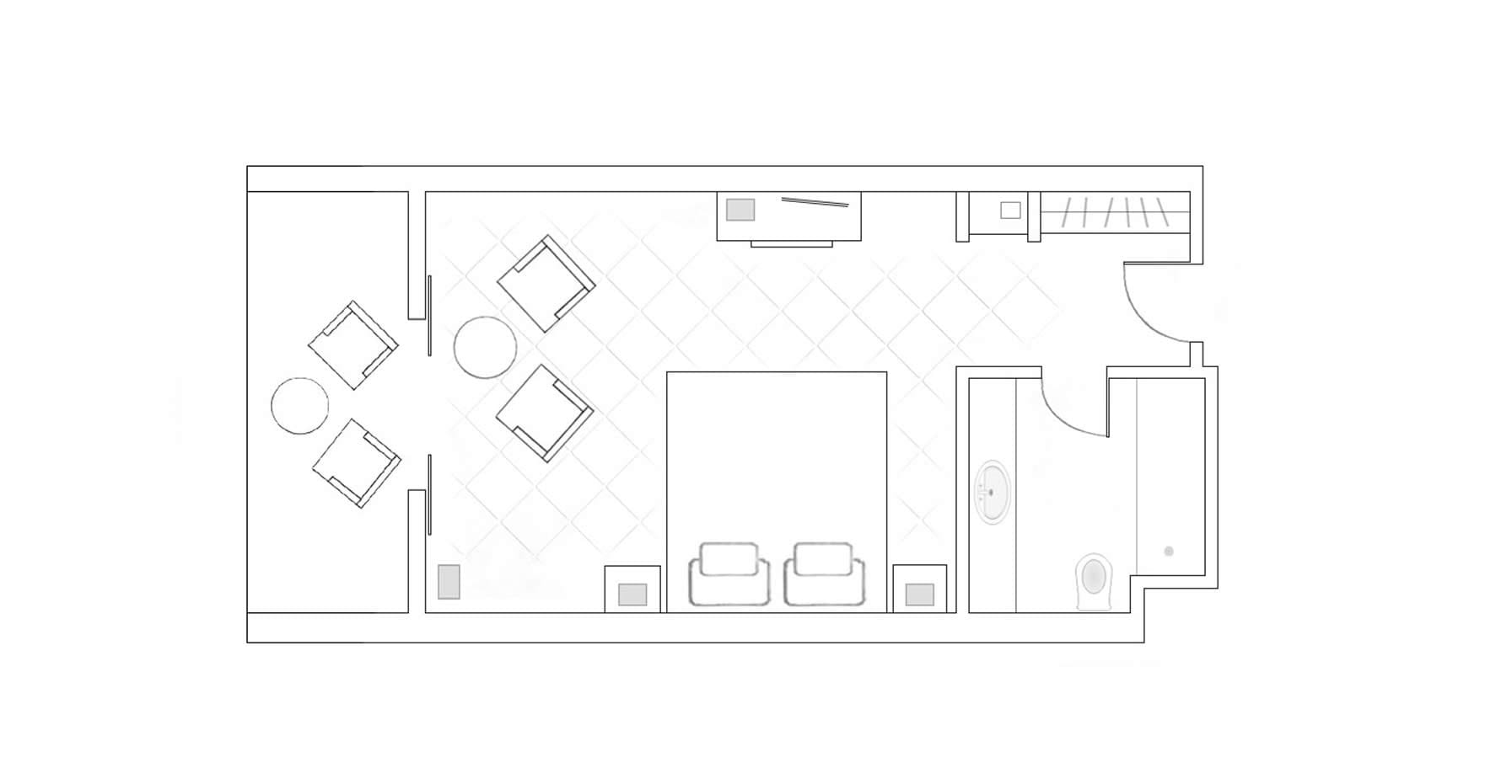 Sea View Room Layout